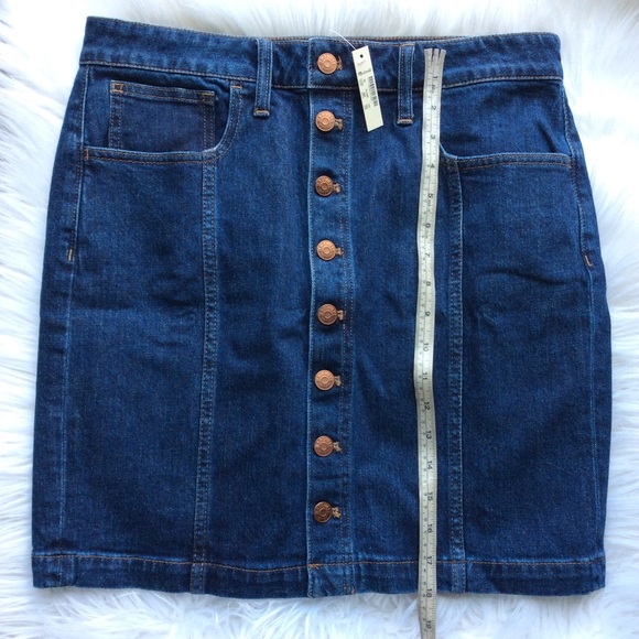 ⭐️HP⭐️NWT Madewell Stretch Denim Skirt - Picture 8 of 12